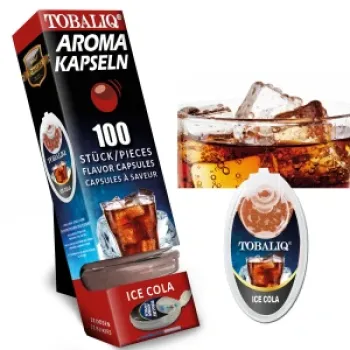 Tobaliq "Ice Cola" Aromakapsel mit 100 Kugeln-1 Dose
